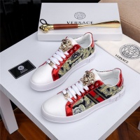 Cheap Versace Casual Shoes For Men #483048 Replica Wholesale [$78.00 USD] [ITEM#483048] on Replica Versace Flat Shoes