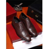 Cheap Salvatore Ferragamo SF Leather Shoes For Men #484283 Replica Wholesale [$97.00 USD] [ITEM#484283] on Replica Salvatore Ferragamo Leather Shoes