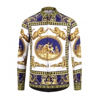 Cheap Versace Shirts Long Sleeved For Men #487569 Replica Wholesale [$41.00 USD] [ITEM#487569] on Replica Versace Shirts