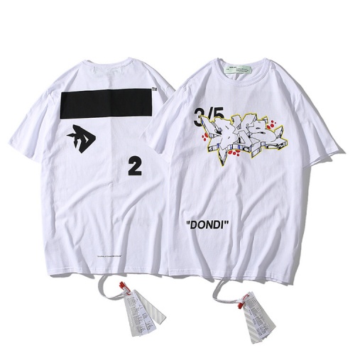 Cheap OFF-White T-Shirts Short Sleeved For Men #488340 Replica Wholesale [$31.50 USD] [ITEM#488340] on Replica Off-White T-Shirts