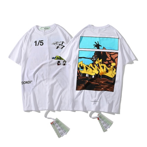 Cheap OFF-White T-Shirts Short Sleeved For Men #488347 Replica Wholesale [$33.80 USD] [ITEM#488347] on Replica Off-White T-Shirts