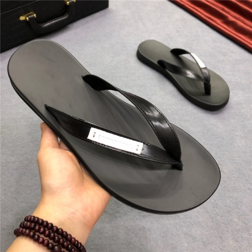 Cheap Dolce&amp;Gabbana D&amp;G Slippers For Men #488404 Replica Wholesale [$52.00 USD] [ITEM#488404] on Replica Dolce &amp; Gabbana D&amp;G Slippers