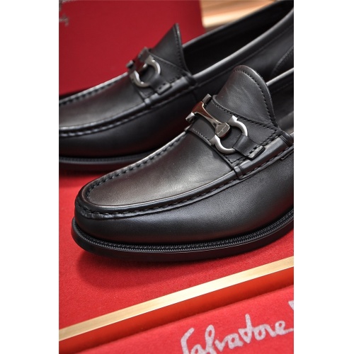 Cheap Salvatore Ferragamo SF Leather Shoes For Men #488476 Replica Wholesale [$92.00 USD] [ITEM#488476] on Replica Salvatore Ferragamo Leather Shoes