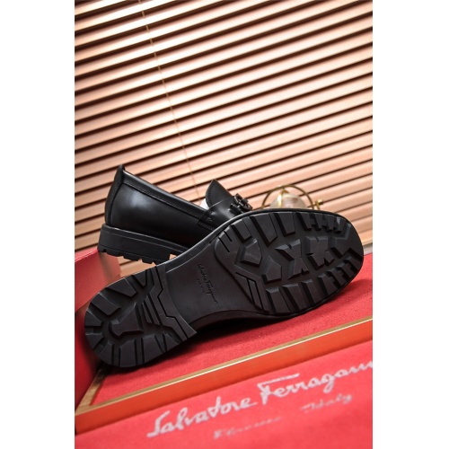 Cheap Salvatore Ferragamo SF Leather Shoes For Men #488478 Replica Wholesale [$92.00 USD] [ITEM#488478] on Replica Salvatore Ferragamo Leather Shoes