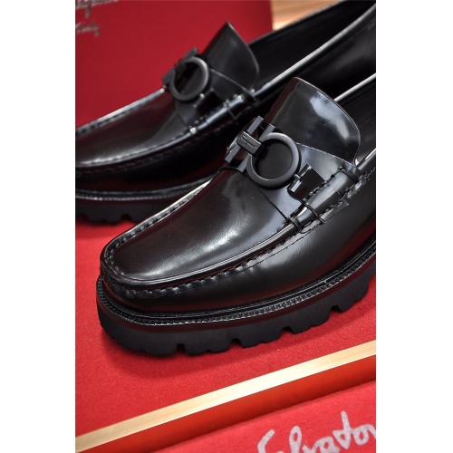 Cheap Salvatore Ferragamo SF Leather Shoes For Men #488492 Replica Wholesale [$95.00 USD] [ITEM#488492] on Replica Salvatore Ferragamo Leather Shoes