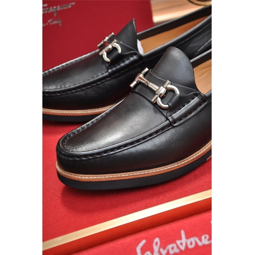 Cheap Salvatore Ferragamo SF Leather Shoes For Men #488496 Replica Wholesale [$99.00 USD] [ITEM#488496] on Replica Salvatore Ferragamo Leather Shoes