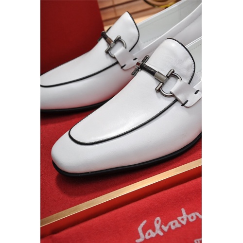 Cheap Salvatore Ferragamo SF Leather Shoes For Men #488498 Replica Wholesale [$82.00 USD] [ITEM#488498] on Replica Salvatore Ferragamo Leather Shoes