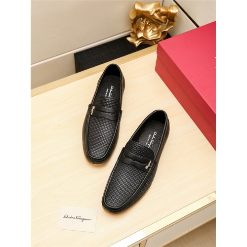 Cheap Salvatore Ferragamo SF Leather Shoes For Men #488502 Replica Wholesale [$69.00 USD] [ITEM#488502] on Replica Salvatore Ferragamo Leather Shoes
