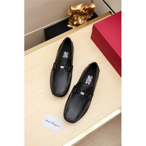 Cheap Salvatore Ferragamo SF Leather Shoes For Men #488506 Replica Wholesale [$75.00 USD] [ITEM#488506] on Replica Salvatore Ferragamo Leather Shoes