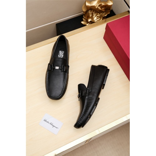 Cheap Salvatore Ferragamo SF Leather Shoes For Men #488506 Replica Wholesale [$75.00 USD] [ITEM#488506] on Replica Salvatore Ferragamo Leather Shoes