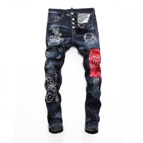 Cheap Dsquared Jeans For Men #489202 Replica Wholesale [$64.00 USD] [ITEM#489202] on Replica Dsquared Jeans