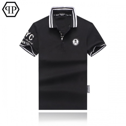 Cheap Philipp Plein PP T-Shirts Short Sleeved For Men #489279 Replica Wholesale [$38.00 USD] [ITEM#489279] on Replica Philipp Plein PP T-Shirts