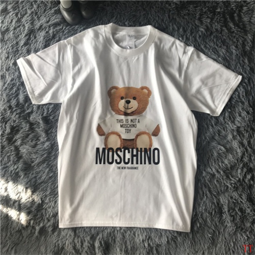 Cheap Moschino T-Shirts Short Sleeved For Men #489450 Replica Wholesale [$26.50 USD] [ITEM#489450] on Replica Moschino T-Shirts