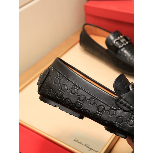 Cheap Salvatore Ferragamo SF Leather Shoes For Men #489657 Replica Wholesale [$75.00 USD] [ITEM#489657] on Replica Salvatore Ferragamo Leather Shoes