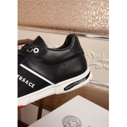 Cheap Versace Casual Shoes For Men #489804 Replica Wholesale [$80.00 USD] [ITEM#489804] on Replica Versace Flat Shoes