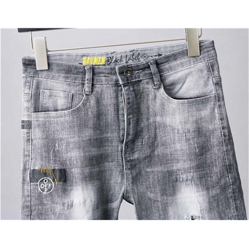 Cheap Off-White Jeans For Men #489904 Replica Wholesale [$41.00 USD] [ITEM#489904] on Replica Off-White Jeans