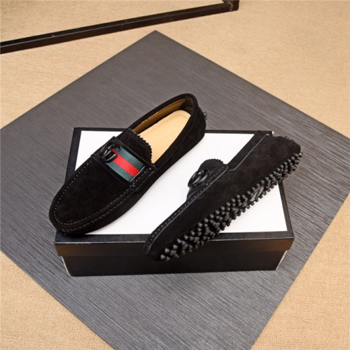 Cheap Gucci Leather Shoes For Men #490416 Replica Wholesale [$80.00 USD] [ITEM#490416] on Replica Gucci Oxfords Shoes