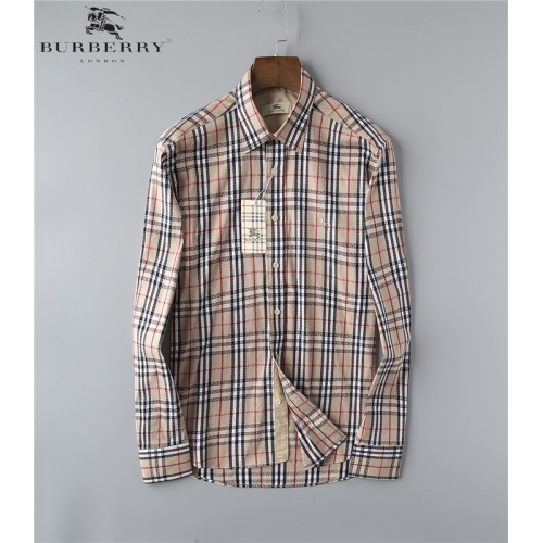 Cheap Burberry Shirts Long Sleeved For Men #492501 Replica Wholesale [$36.50 USD] [ITEM#492501] on Replica Burberry Shirts