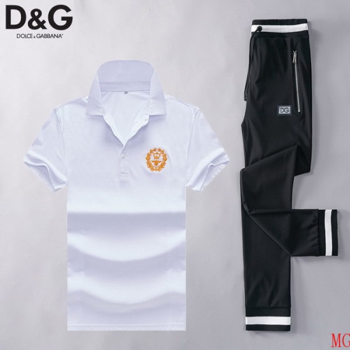 Cheap Dolce &amp; Gabbana D&amp;G Tracksuits Short Sleeved For Men #492959 Replica Wholesale [$81.00 USD] [ITEM#492959] on Replica Dolce &amp; Gabbana D&amp;G Tracksuits