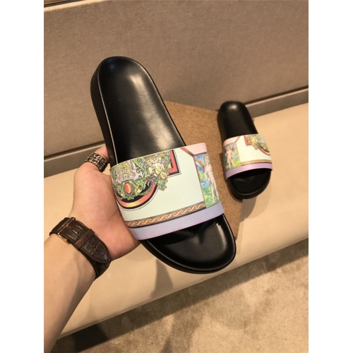 Cheap Dolce&amp;Gabbana D&amp;G Slippers For Men #493329 Replica Wholesale [$40.00 USD] [ITEM#493329] on Replica Dolce &amp; Gabbana D&amp;G Slippers