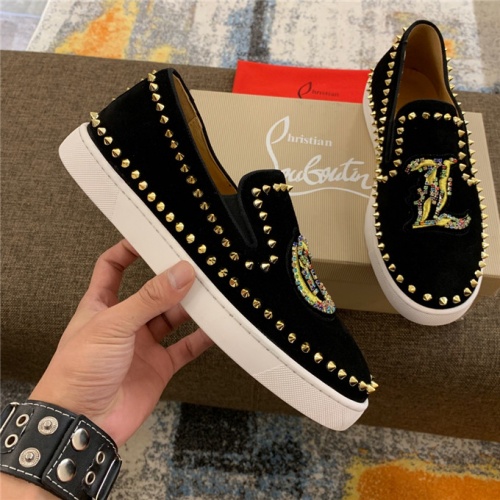 Cheap Christian Louboutin CL Shoes For Men #494255 Replica Wholesale [$85.00 USD] [ITEM#494255] on Replica Christian Louboutin Casual Shoes