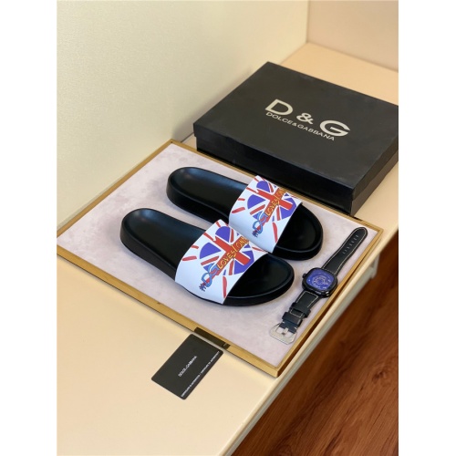 Cheap Dolce&amp;Gabbana D&amp;G Slippers For Men #495110 Replica Wholesale [$38.00 USD] [ITEM#495110] on Replica Dolce &amp; Gabbana D&amp;G Slippers