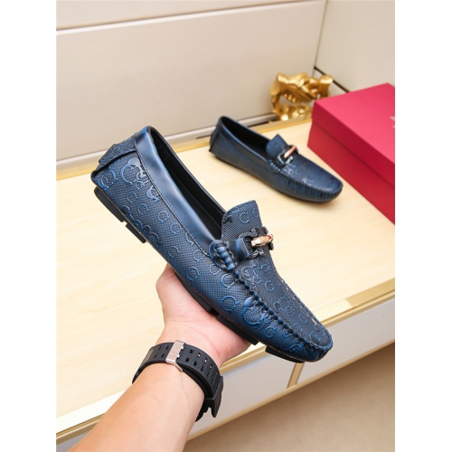 Cheap Salvatore Ferragamo SF Leather Shoes For Men #495348 Replica Wholesale [$78.00 USD] [ITEM#495348] on Replica Salvatore Ferragamo Leather Shoes
