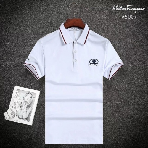 Cheap Salvatore Ferragamo T-Shirts Short Sleeved For Men #495529 Replica Wholesale [$31.50 USD] [ITEM#495529] on Replica Salvatore Ferragamo T-Shirts