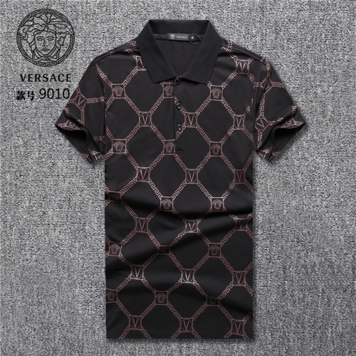 Cheap Versace T-Shirts Short Sleeved For Men #495580 Replica Wholesale [$31.50 USD] [ITEM#495580] on Replica Versace T-Shirts