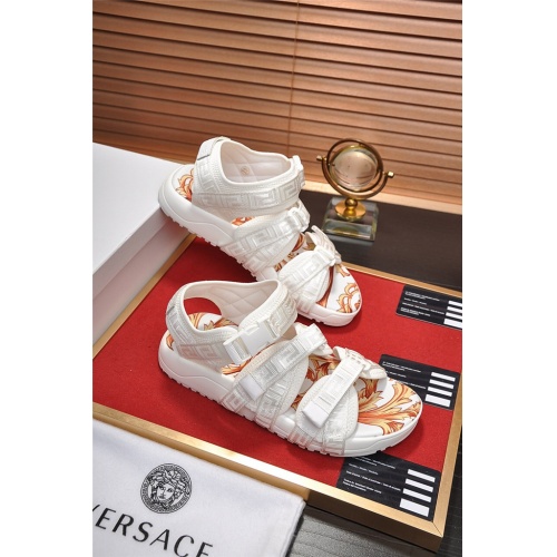 Cheap Versace Fashion Sandal For Men #496237 Replica Wholesale [$80.00 USD] [ITEM#496237] on Replica Versace Sandal
