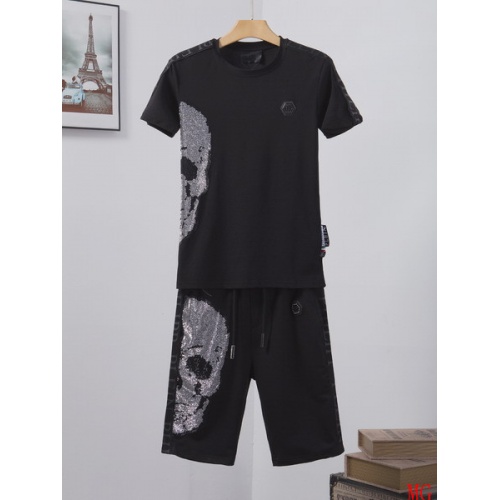 Cheap Philipp Plein PP Tracksuits Short Sleeved For Men #496527 Replica Wholesale [$66.00 USD] [ITEM#496527] on Replica Philipp Plein PP Tracksuits