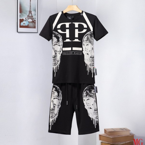 Cheap Philipp Plein PP Tracksuits Short Sleeved For Men #496536 Replica Wholesale [$66.00 USD] [ITEM#496536] on Replica Philipp Plein PP Tracksuits