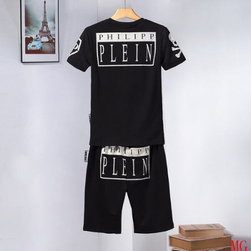 Cheap Philipp Plein PP Tracksuits Short Sleeved For Men #496538 Replica Wholesale [$66.00 USD] [ITEM#496538] on Replica Philipp Plein PP Tracksuits