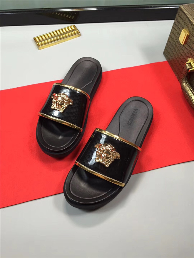 Cheap Versace Fashion Slippers For Men #488013 Replica Wholesale [$49. ...