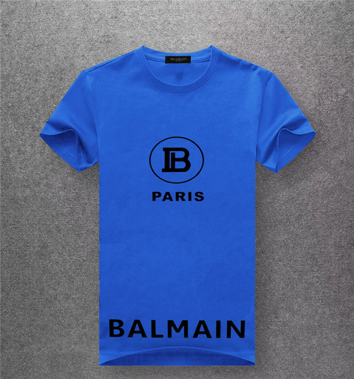 Cheap Balmain T-Shirts Short Sleeved O-Neck For Men #489528 Replica ...