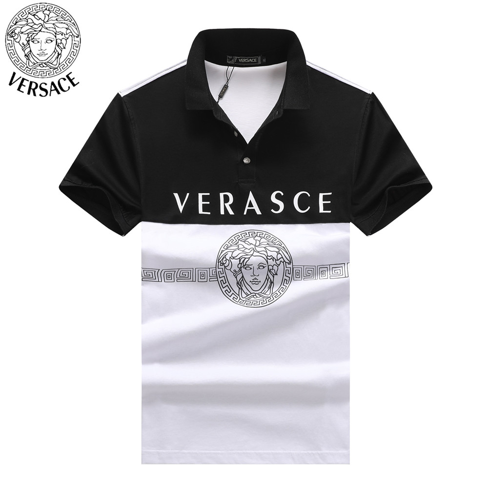 Cheap Versace TShirts Short Sleeved Polo For Men 489912 Replica Wholesale [32.79 USD] [W