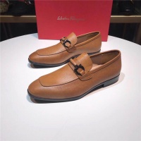 Cheap Salvatore Ferragamo SF Leather Shoes For Men #488520 Replica Wholesale [$140.00 USD] [ITEM#488520] on Replica Salvatore Ferragamo Leather Shoes