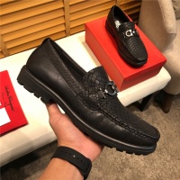 Cheap Salvatore Ferragamo SF Leather Shoes For Men #489655 Replica Wholesale [$99.99 USD] [ITEM#489655] on Replica Salvatore Ferragamo Leather Shoes