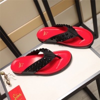 Cheap Christian Louboutin CL Slippers For Men #490396 Replica Wholesale [$48.00 USD] [ITEM#490396] on Replica Christian Louboutin CL Slippers