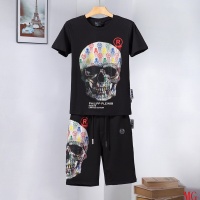 Cheap Philipp Plein PP Tracksuits Short Sleeved For Men #496535 Replica Wholesale [$66.00 USD] [ITEM#496535] on Replica Philipp Plein PP Tracksuits