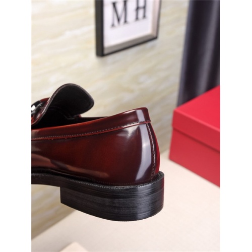 Cheap Salvatore Ferragamo SF Leather Shoes For Men #496867 Replica Wholesale [$80.00 USD] [ITEM#496867] on Replica Salvatore Ferragamo Leather Shoes