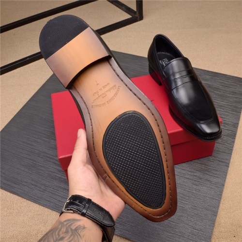 Cheap Salvatore Ferragamo SF Leather Shoes For Men #496876 Replica Wholesale [$107.00 USD] [ITEM#496876] on Replica Salvatore Ferragamo Leather Shoes