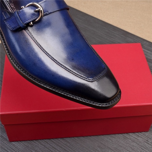 Cheap Salvatore Ferragamo SF Leather Shoes For Men #496877 Replica Wholesale [$107.00 USD] [ITEM#496877] on Replica Salvatore Ferragamo Leather Shoes