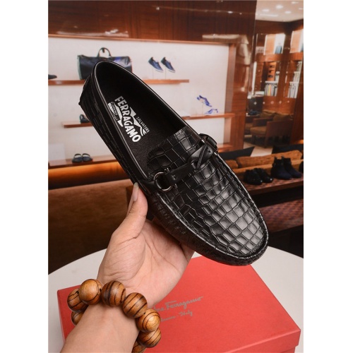 Cheap Salvatore Ferragamo SF Leather Shoes For Men #496879 Replica Wholesale [$75.00 USD] [ITEM#496879] on Replica Salvatore Ferragamo Leather Shoes