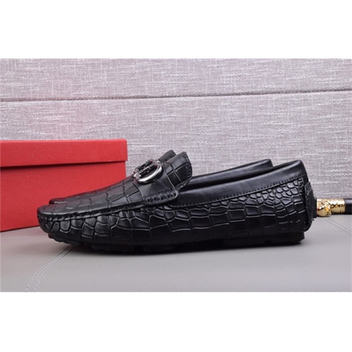 Cheap Salvatore Ferragamo SF Leather Shoes For Men #496883 Replica Wholesale [$75.00 USD] [ITEM#496883] on Replica Salvatore Ferragamo Leather Shoes