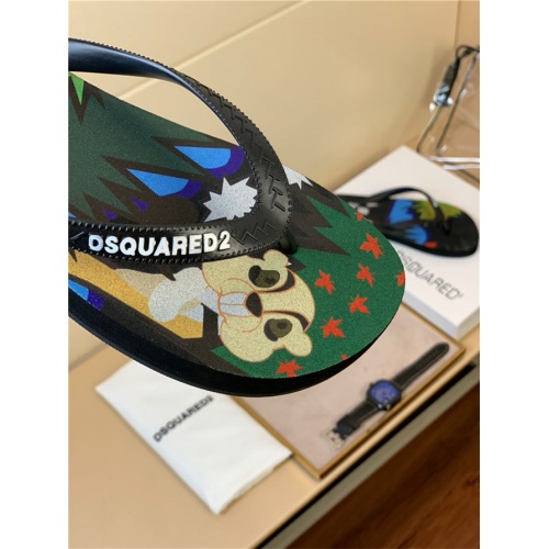 Cheap Dsquared Fashion Slippers For Men #497022 Replica Wholesale [$48.00 USD] [ITEM#497022] on Replica Dsquared2 Shoes