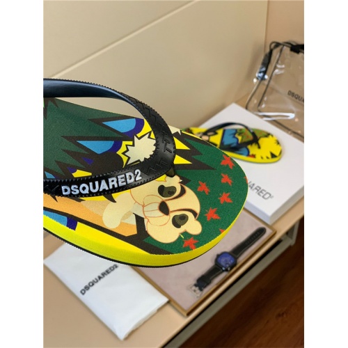 Cheap Dsquared Fashion Slippers For Men #497023 Replica Wholesale [$48.00 USD] [ITEM#497023] on Replica Dsquared2 Shoes