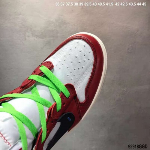 Cheap Nike Air Jordan 1 &amp; Off-White For Men #497441 Replica Wholesale [$66.00 USD] [ITEM#497441] on Replica Air Jordan Shoes for New