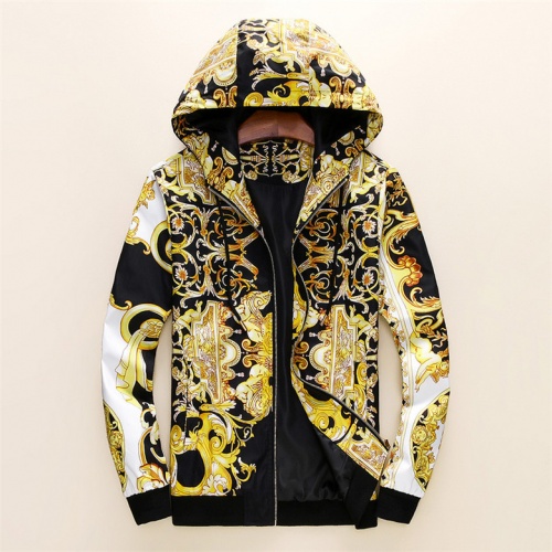 Cheap Versace Jackets Long Sleeved For Men #497454 Replica Wholesale [$56.00 USD] [ITEM#497454] on Replica Versace Jackets