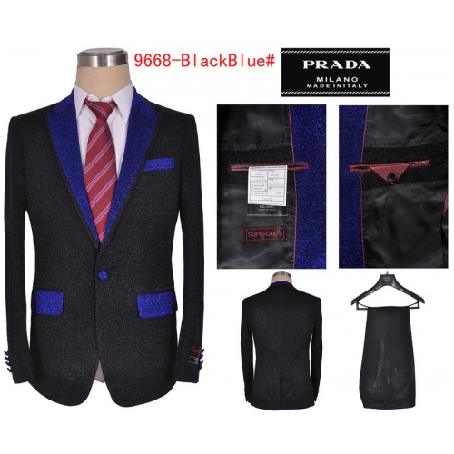 Cheap Prada Two-Piece Suits Long Sleeved For Men #497474 Replica Wholesale [$93.00 USD] [ITEM#497474] on Replica Prada Suits